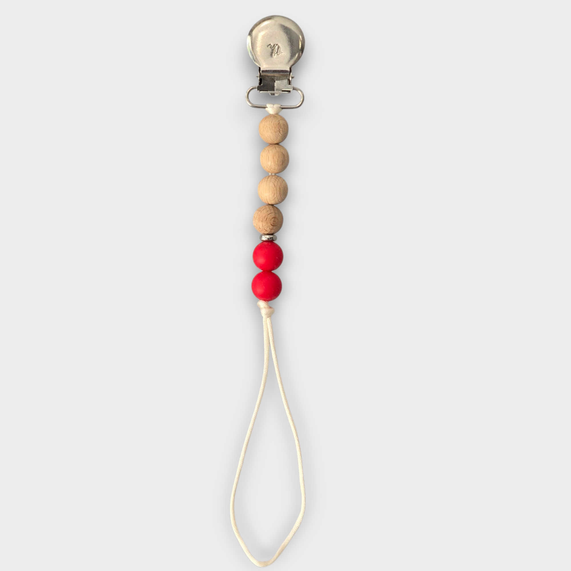 Three Hearts Pacifier Clip – flamingobabychild