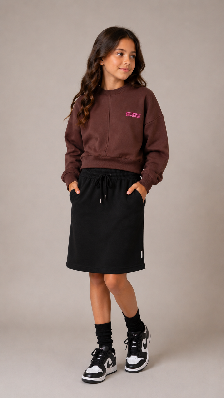Petit Blush Brown Luca Sweater