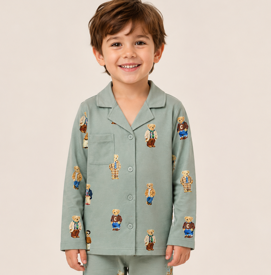 Crew Kids Jade Teddy Patter Pajama