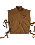Hev And Bloom Turtleneck Vest With Intarsia Heart