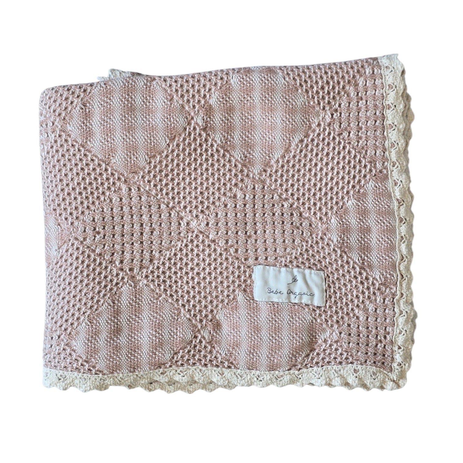 Bebe Organic Plaid Patchwork Blanket