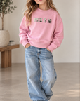 Msgm Pink Boxy Sweatshirt