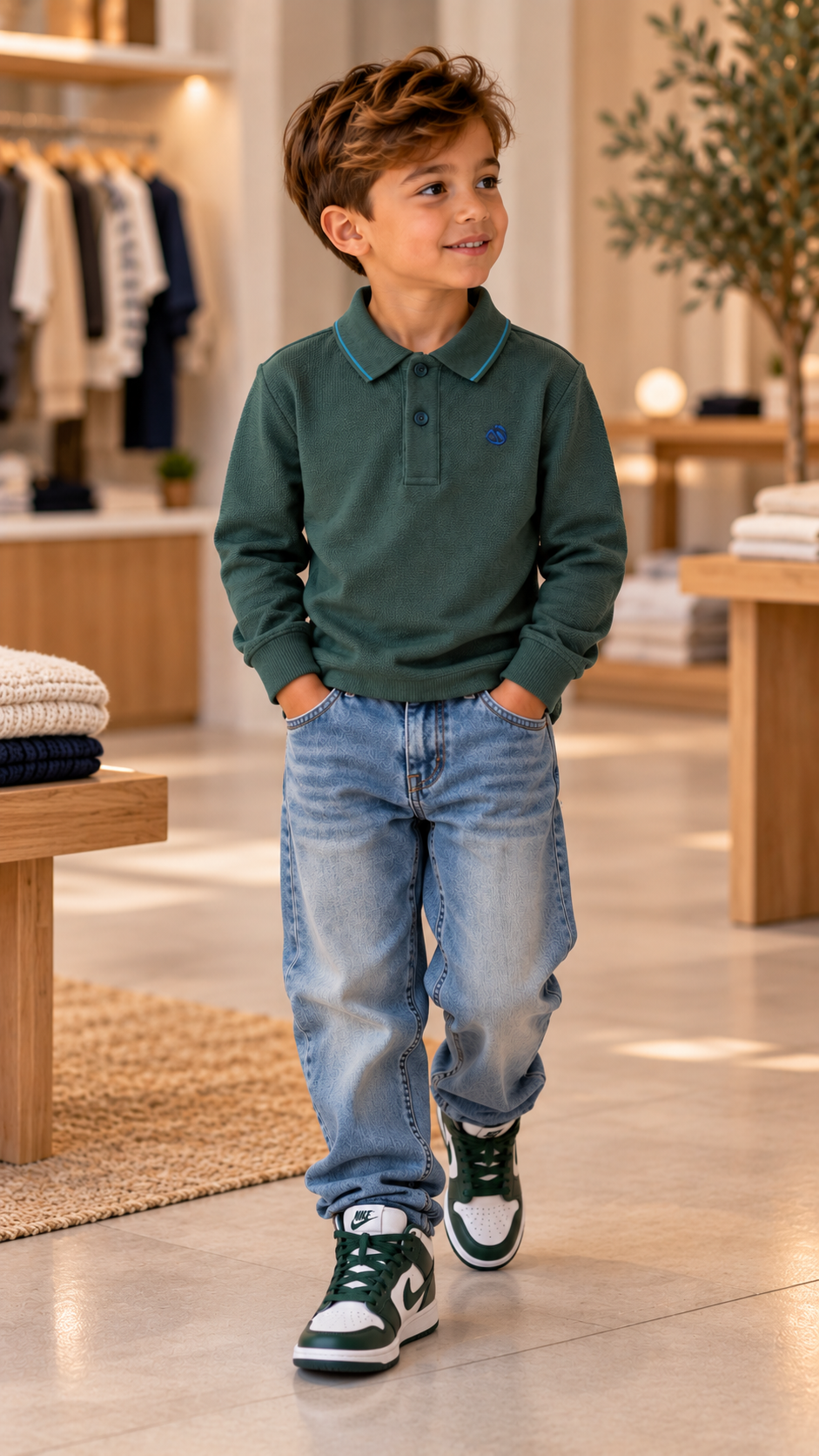 Scotch and Soda Green Moss Polo