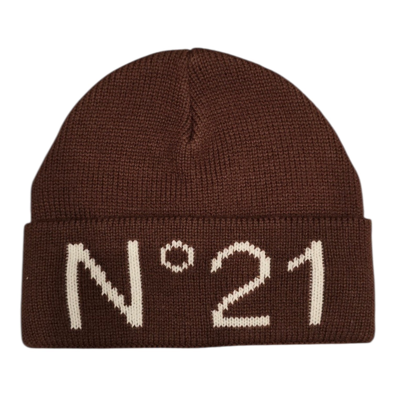 No21 Brown Knit Beanie