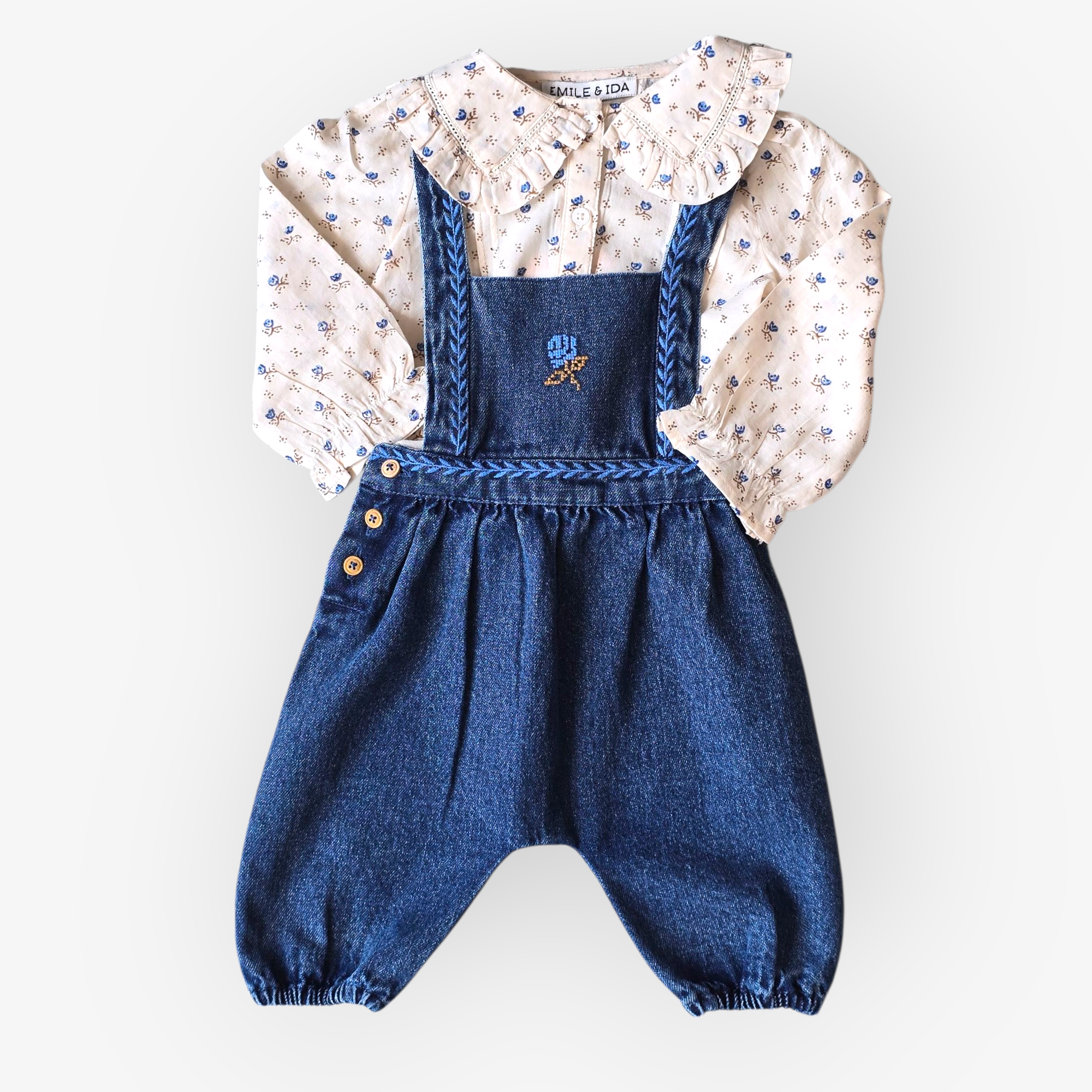 ワンピース RMILE ET IDA MINI VICHY Pinafore Dress RMILE ET IDA MINI VICHY Pinafore Dress