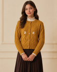 Elisabetta Franchi Rainstorm Knit Cardigan