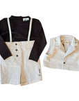 La Nina Cream Corduroy Boys 3pc Set
