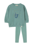 My Little Cozmo Arctic Blue Soft Brushed Fleece 2pc Set