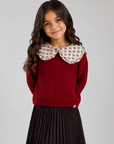 Buho Cherry Knit Sweater Set
