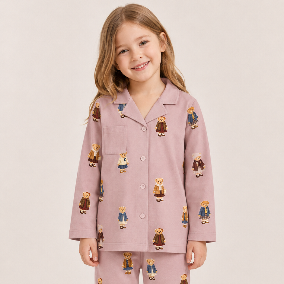 Crew Kids Dusk Teddy Patter Pajama