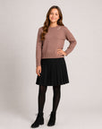Max And Co Mauve Crew Neck Logo Sweater