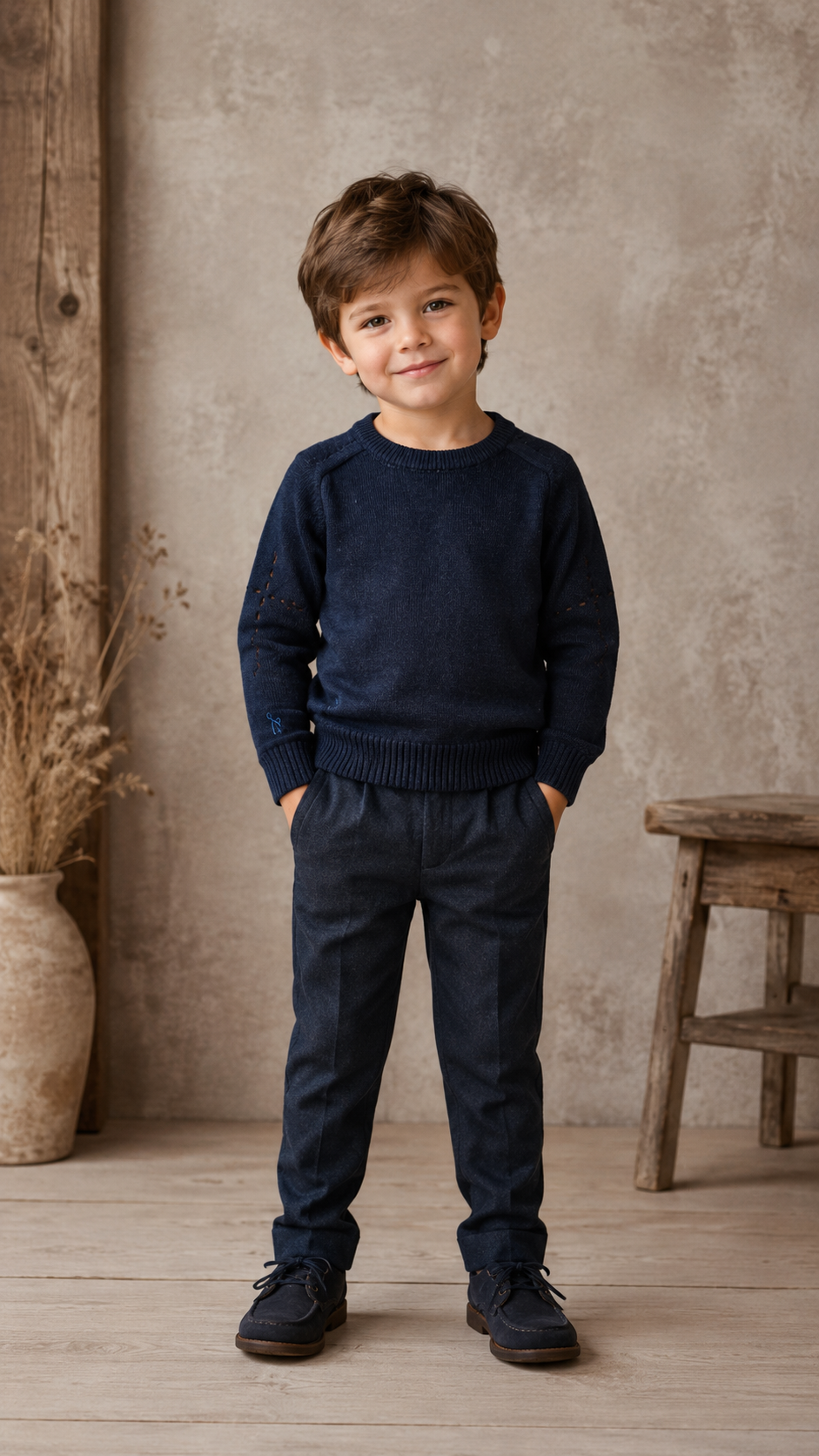 Calla Lili Blue Boys Pant