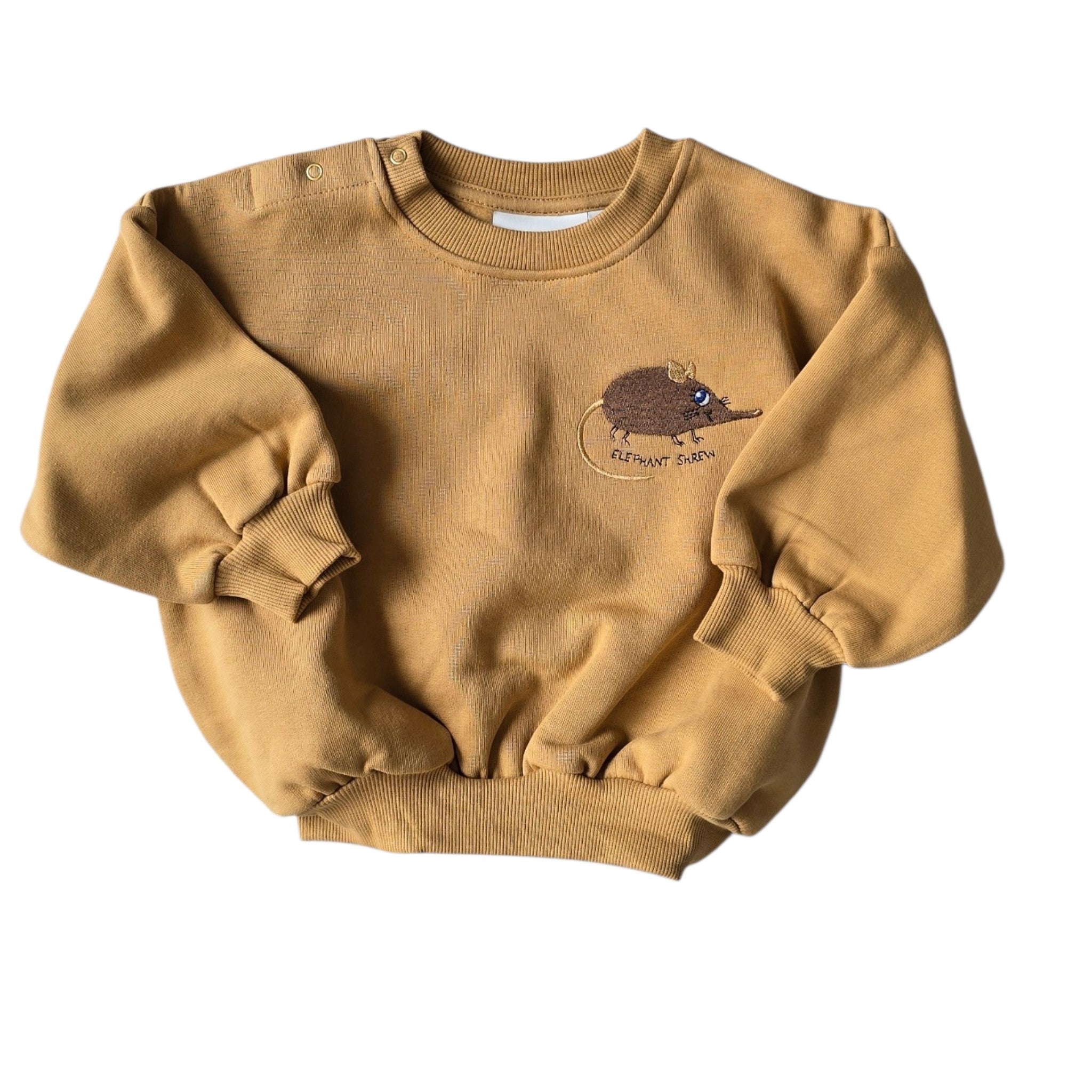 Mini Rodini Beige Elephant Sweatshirt