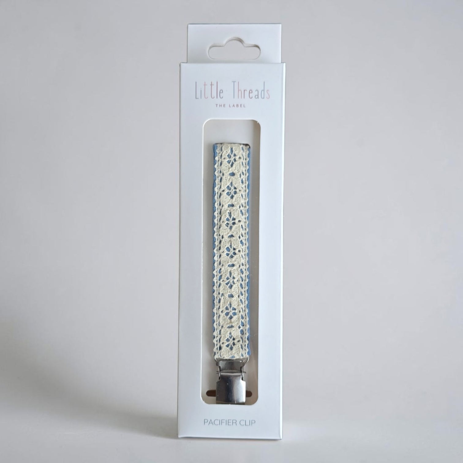 Little Threads Crotchet Ribbon Pacifier Clip
