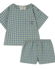 My Little Cozmo Blue Gingham Baby Set