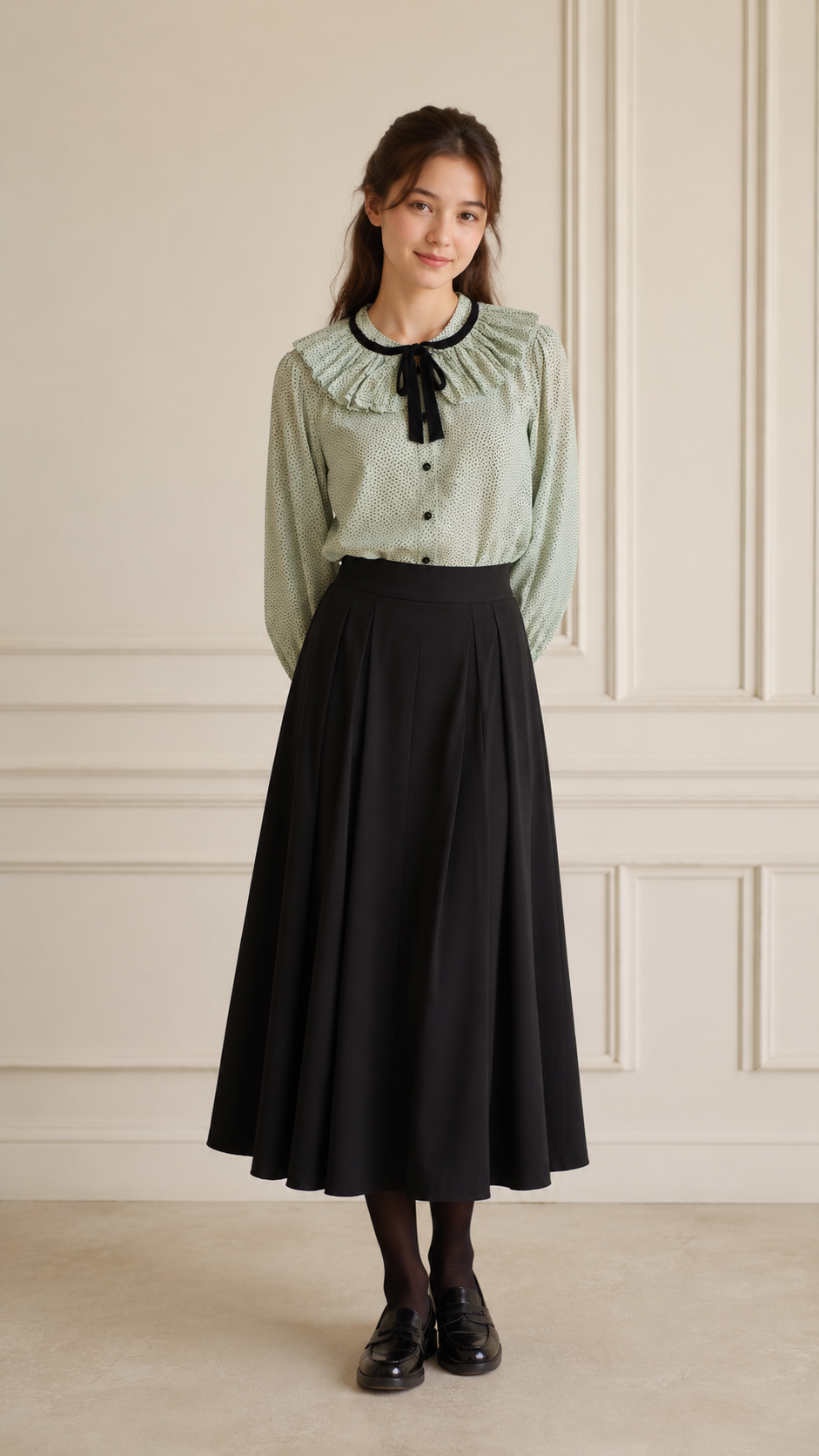 Elisabetta Franchi Georgette Shirt With Collar
