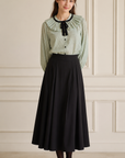 Elisabetta Franchi Georgette Shirt With Collar