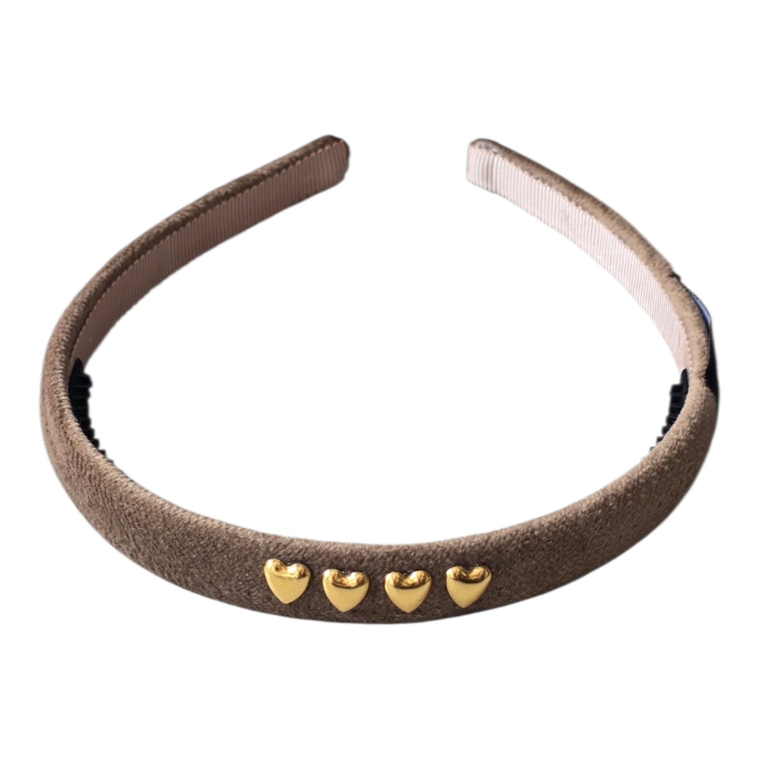 Lalou Velvet Brown Headband