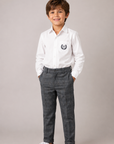 Sweet Threads Grey Plaid Charcoal Pants