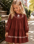 Emile Et Ida Acajou Brodee Dress