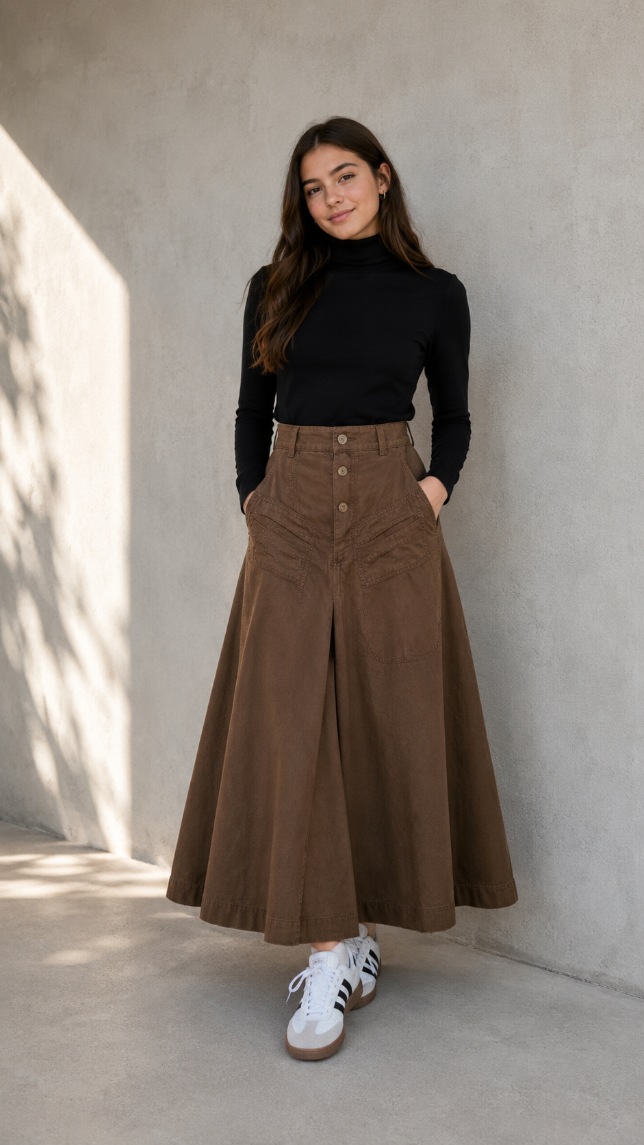 Crew Kids Brown Gia Maxi Skirt