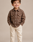 Babe And Tess Checked Boy Shirt