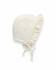 Jacqueline And Jac Ruffled Cotton Bonnet
