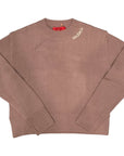 Max And Co Mauve Crew Neck Logo Sweater