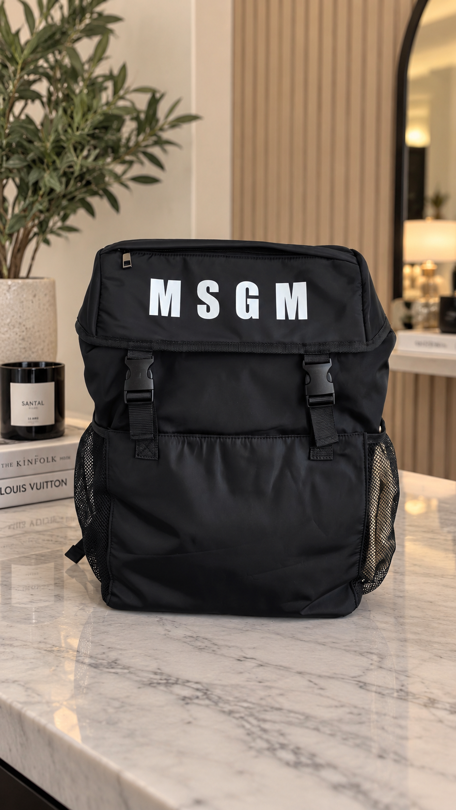 Msgm Nylon Backpack
