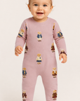 Crew Kids Dusk Teddy Patter Pajama Footie