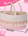 Flamingo Baby Large Woven Storage Basket