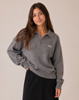 Msgm Grigio Collared Sweater