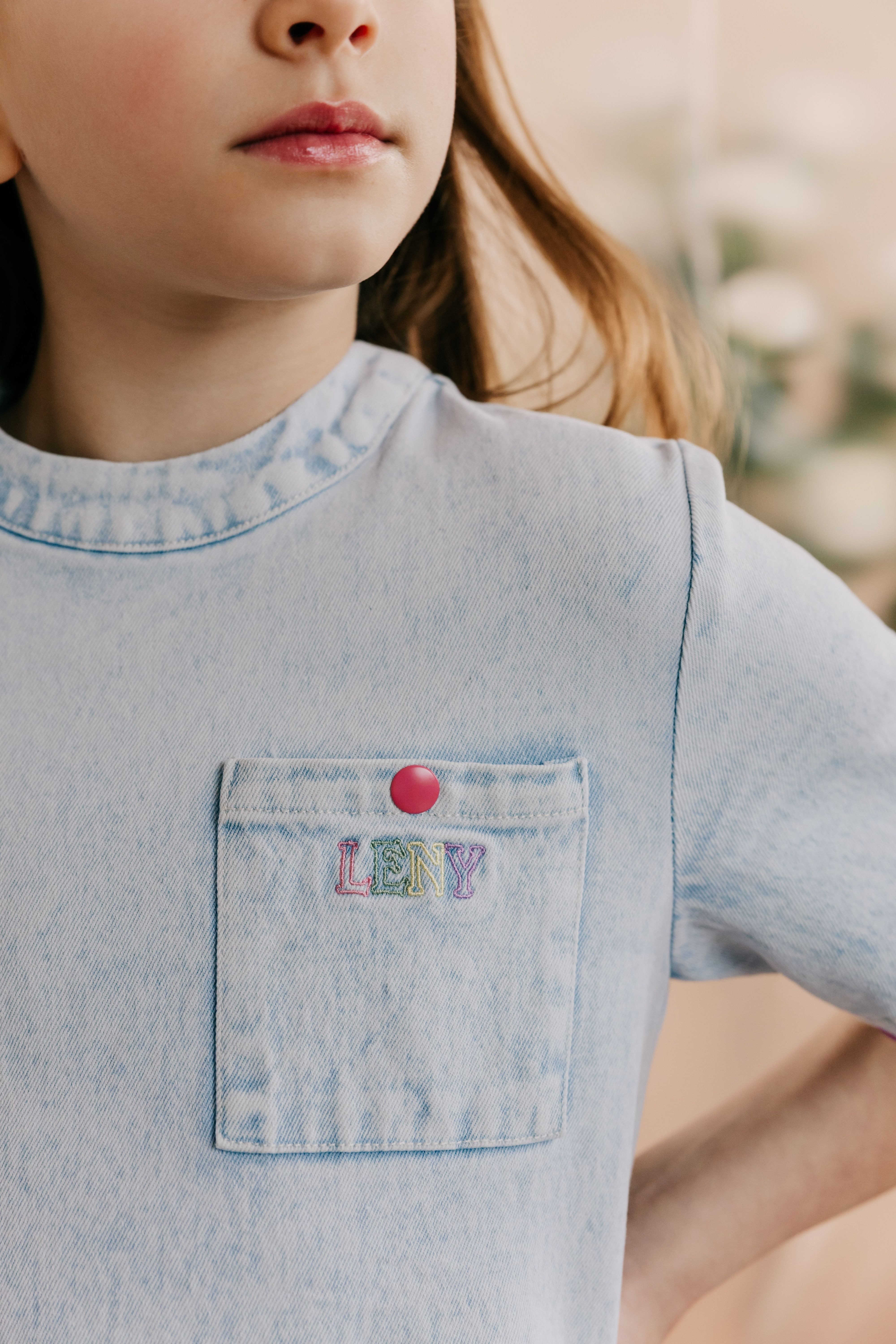 Limited Edition Denim Snap Dress