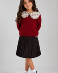 Buho Cherry Knit Sweater Set