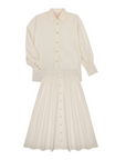 Little Tempest Teen Buttoned Taffeta Maxi Set