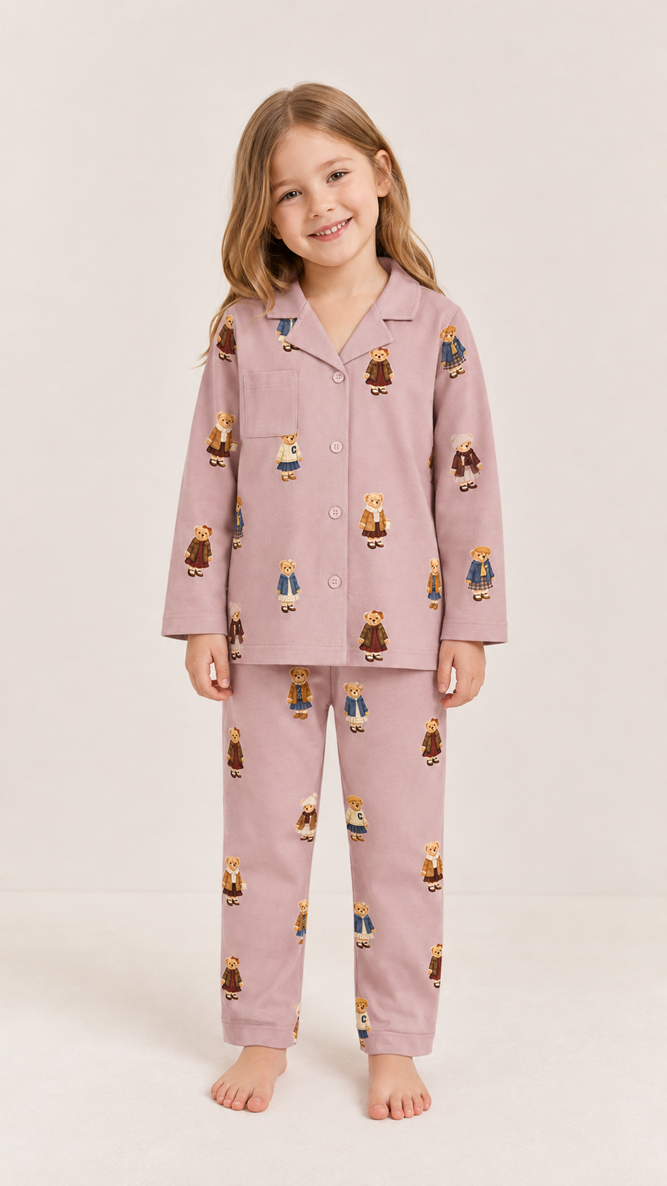 Crew Kids Dusk Teddy Patter Pajama