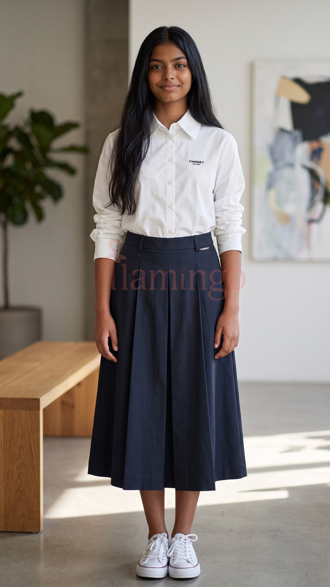 Twinset Off White Embroidered Shirt