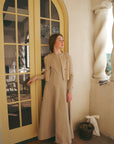 Urban Edge Teen Tan Maxi Dress With Cardigan