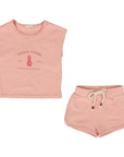 Lil Legs Coral Toddler Set