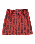 Piupiuchick Black Flowers Skirt