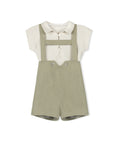 Madeleine  Boys Cream/Sage 2 Piece Set