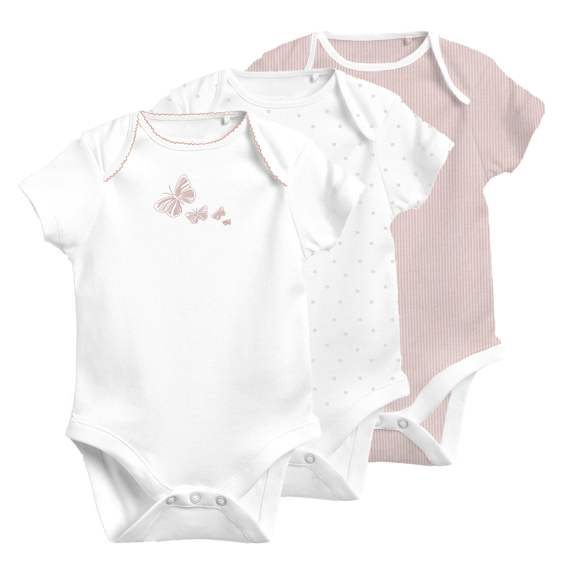 Ely&#39;s And Co 3 Pack Butterfly Undershirts