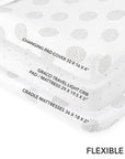 Ely's & Co Changing Pad Cover/Cradle Sheets 2pc