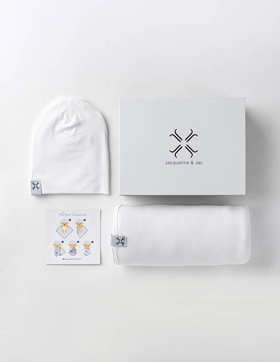 Products Jacqueline &amp; Jac Blanket + Hat Gift Set